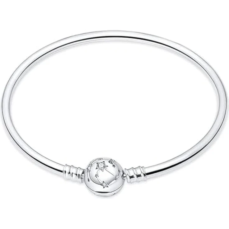 Pandach 925 Sterling Silber Damen Armband, Schlangen-Gliederarmband für empfindliche Haut, Geschenk für Frauen, Freundin, Mama, geeignet für Valentinstag, Muttertag, Geburtstage, Weihnachten – Bild 1