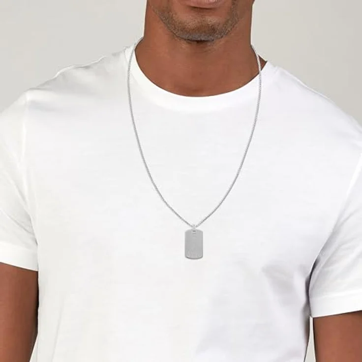 Tommy Hilfiger Jewelry Halskette für Herren aus Edelstahl, 61 cm, mit graviertem Logo und Karabinerverschluss - 2790359 – Bild 3