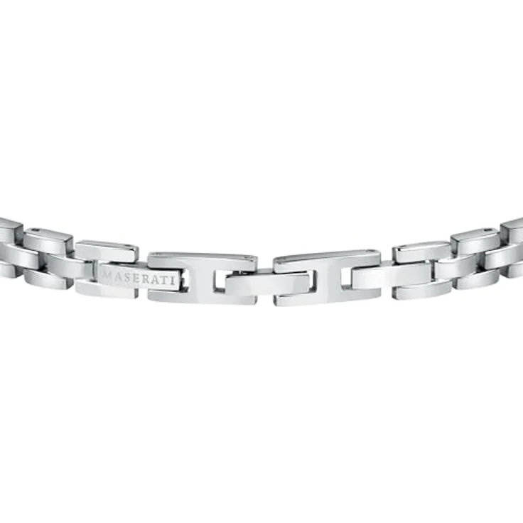 Maserati Herren Armband JEWELS Kollektion, Edelstahl mit Diamanten, Schwarz und Roségold PVD, 22 cm, Clipverschluss, JM221ATY05 – Bild 3