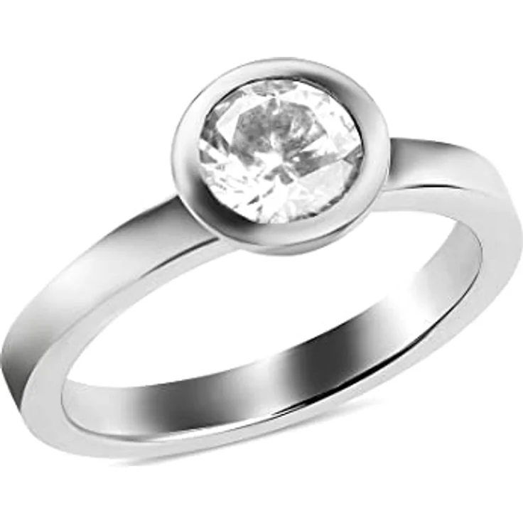 JETTE Damenring 1 Farbstein, 925er Silber, Größe 57, Designerin Jette Joop – Bild 2