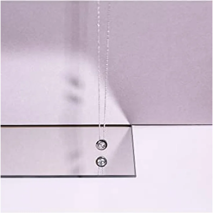 JETTE Damen-Halskette 925er Silber rhodiniert mit Zirkonia, 45 cm Länge, Silber – Bild 4
