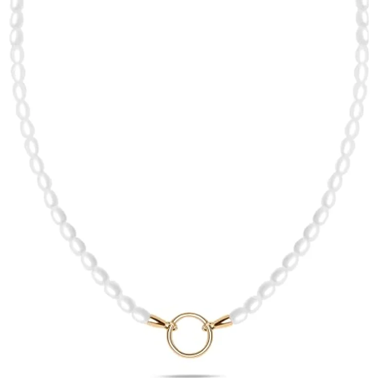 Tamaris Necklace - Charms-Halskette aus Edelstahl IP Gold, 45 cm verstellbar, wasserfest & hautfreundlich – Bild 1