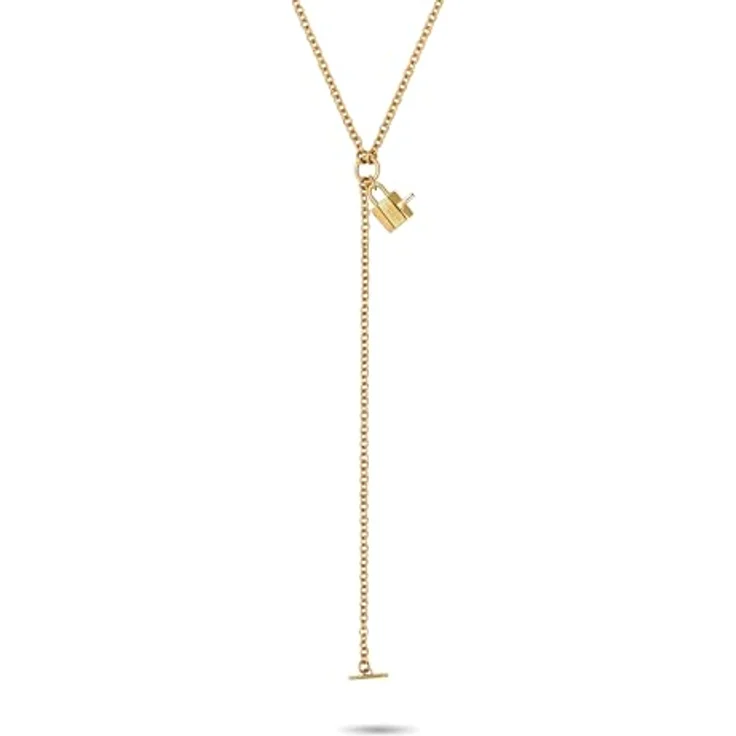 Liebeskind Berlin Halskette LJ-1633-N-55, Edelstahl in IP Gold, 55 cm mit Karabinerverschluss – Bild 1