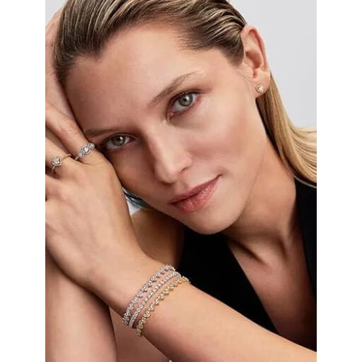 PANDORA Timeless Strahlenkranz Herz Trilogie Ring aus Sterling Silber mit Zirkonia, Größe: 52, Handgefertigt für höchste Qualität – Bild 5