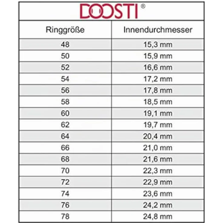 DOOSTI Paar Ringe Bicolor Silber Rosegold, Edelstahl Ehering Trauring Freundschaftsring mit/ohne Zirkonia für Damen und Herren (Herrenring, 70) – Bild 5
