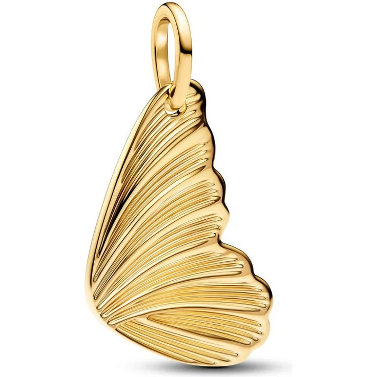 Pandora Kettenanhänger 364015C00, Schmetterlingsflügel aus 14k-vergoldeter Metalllegierung mit Gravurmöglichkeit