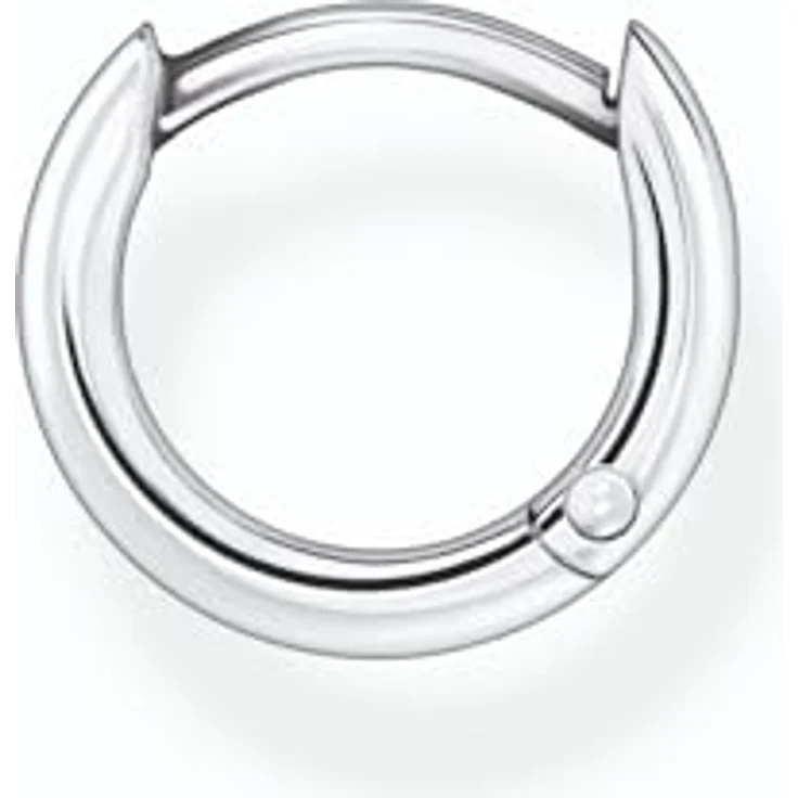 Thomas Sabo Einzel-Creole Classic, 925 Sterling Silber, kombinierbar, silber – Bild 3