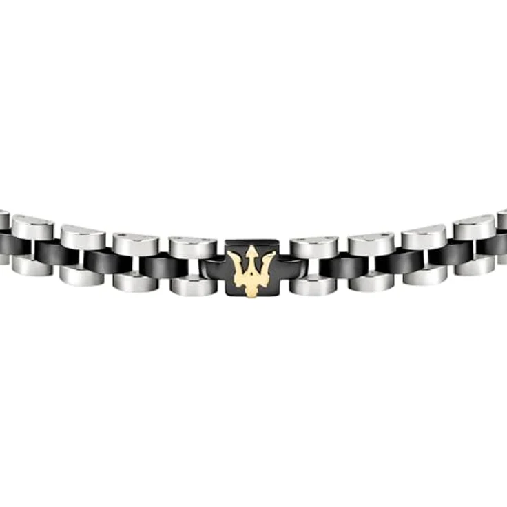Maserati Jewels Herrenarmband JM320AST08, 21 cm, Edelstahl, PVD mit Maserati-Tridente, modernes Design in Maserati-Blau – Bild 2
