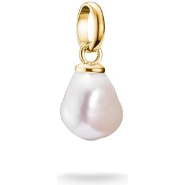 Thomas Sabo Charm Club Connect Charm-Anhänger, Süßwasserzuchtperle, 18k Vergoldung, recyceltes 925 Silber, CC1282-430-14 – Bild 1