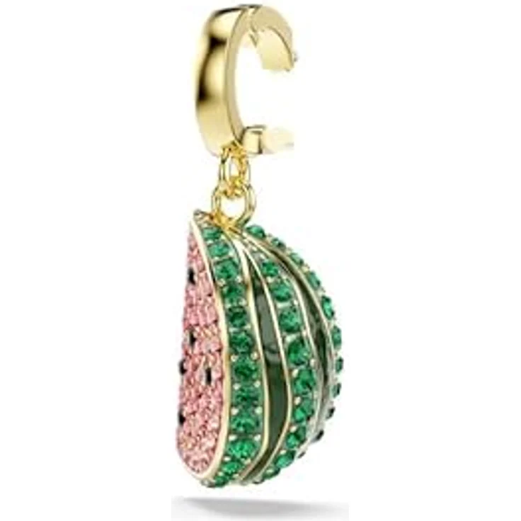 Swarovski Idyllia Charm, Mehrfarbige Wassermelone mit Goldlegierungsschicht und verschiedenen Schliffen – Bild 4