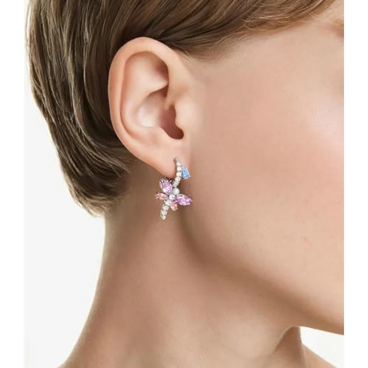 Swarovski x Ariana Grande Drop-Ohrhänger, Libelle mit klaren Swarovski Zirconia, Mehrfarbig, Rhodiniert – Bild 5