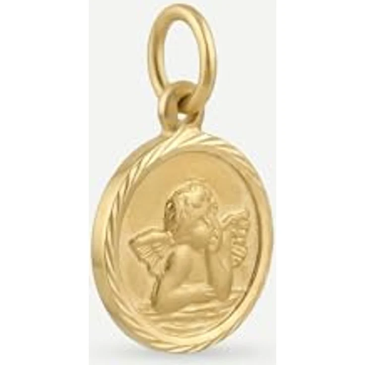 Amor Engel Motivanhänger Unisex, 1,6 cm, 375 Gold, kommt in Schmuck Geschenk Box, 2013643 – Bild 5