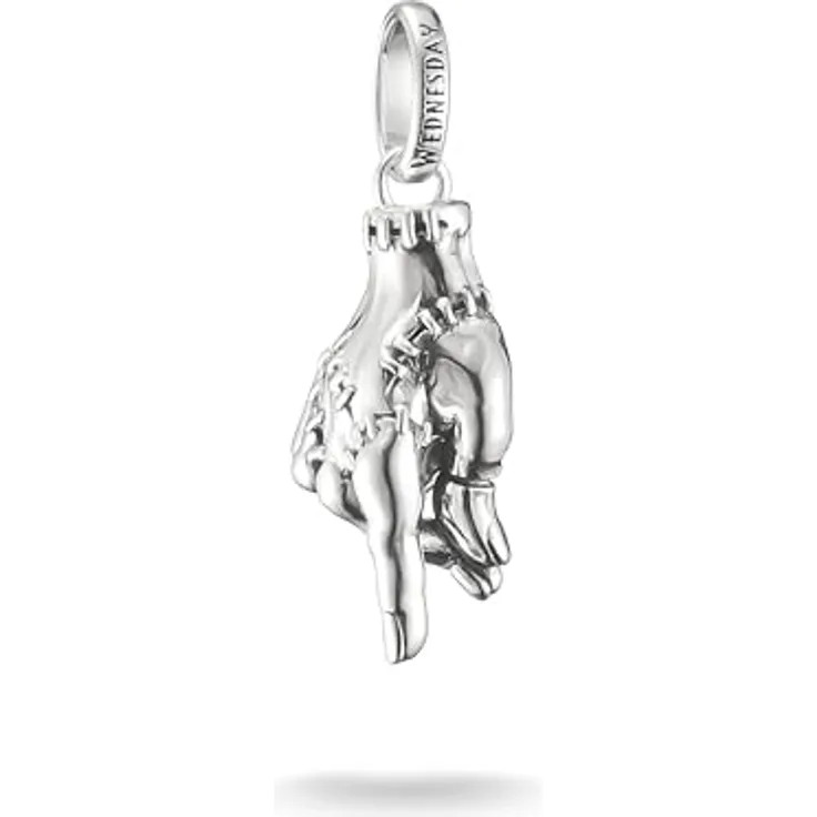 THOMAS SABO Charm-Einhänger Wednesday "Eiskaltes Händchen" Charm - Connect, recyceltes und geschwärztes Silber 925, dunkel und geheimnisvoll
