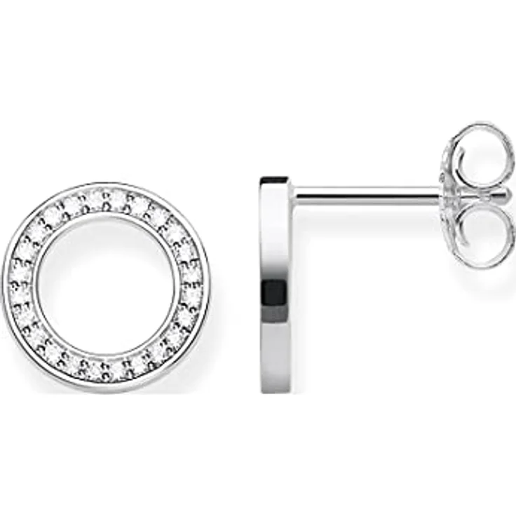 Thomas Sabo Ohrstecker SCH150214, 925er Silber mit Karabinerverschluss – Bild 1