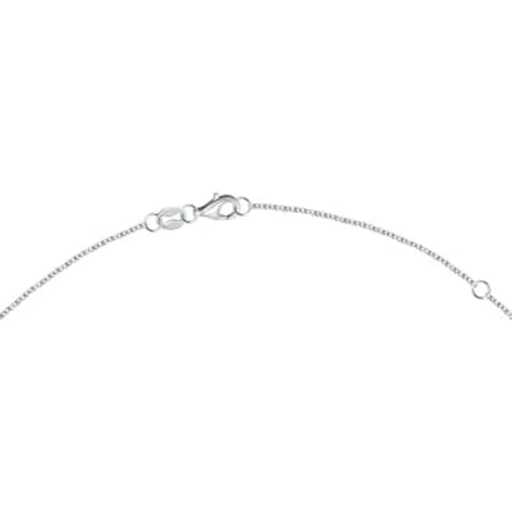 CHRIST Damen-Halskette 925er Silber, recycelter Zirkonia, One Size, Silber 32029673 – Bild 2