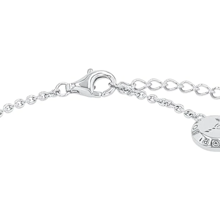 JOOP! Halskette aus 925 Sterling Silber, mit 3 Zirkoniasteinen, rhodiniert, für Damen, in Geschenkbox – Bild 3