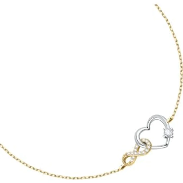 FAVS Damen-Armband 925er Silber mit 15 Zirkonia, One Size – Bild 2