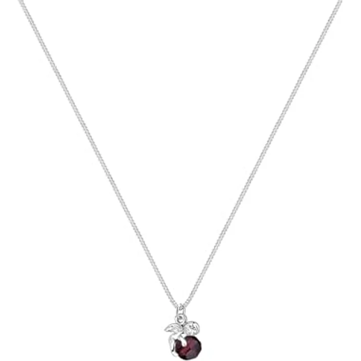 Elli Halskette Damen Engel Anhänger mit Kristallen, 45 cm, 925 Sterling Silber, anlaufgeschützt, hochglanzpoliert – Bild 2