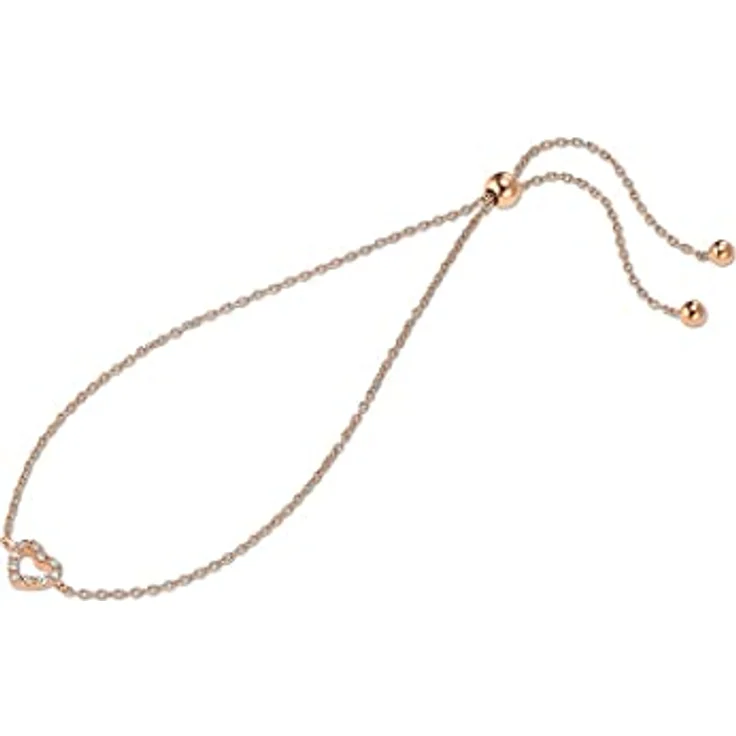 CHRIST Damen-Armband 375er Roségold mit 10 Diamanten, 22,5 cm, One Size – Bild 2