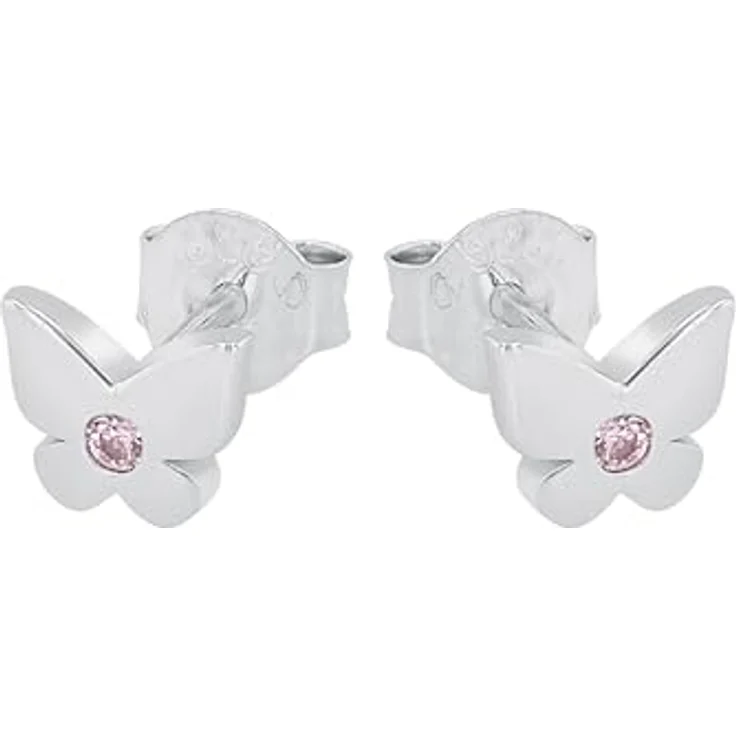 Prinzessin Lillifee Ohrstecker Butterflylove, 925 Sterling Silber mit Zirkonia, ca. 5 mm, Kinder-Ohrschmuck – Bild 4