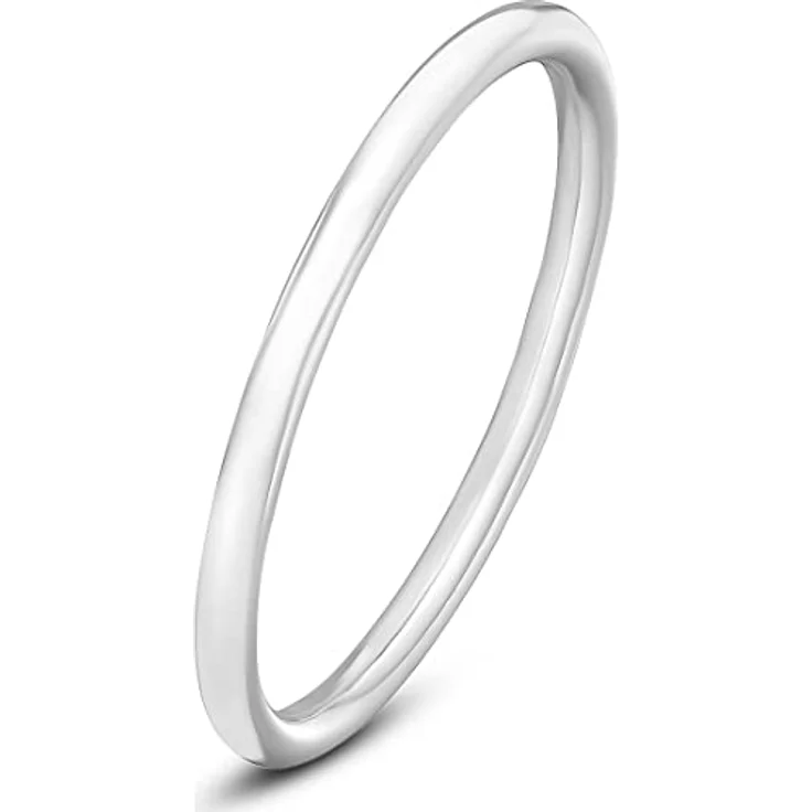 CHRIST Goldring Damenring, 375er Gelbgold, poliert für elegantes Ring-Stacking – Bild 1