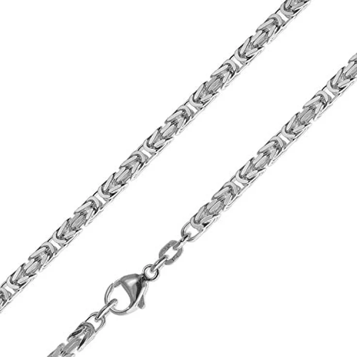 trendor Armband Königskette aus Sterlingsilber 925, 3,2 mm stark, 19 cm, Damen und Herren Silberschmuck, Geschenkidee – Bild 2