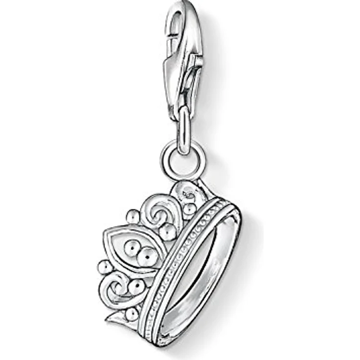 Thomas Sabo Charm-Anhänger Krone Charm Club, 925 Sterling Silber mit Karabinerhaken – Bild 1