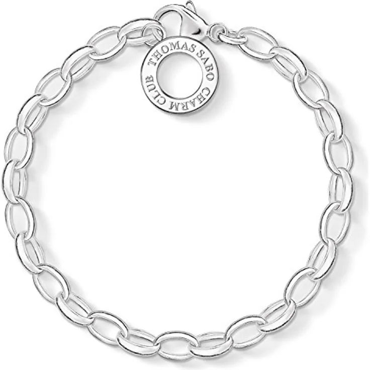 THOMAS SABO Charm-Armband Classic Groß, aus Silber 925, individuell gestaltbar mit Charm-Anhängern