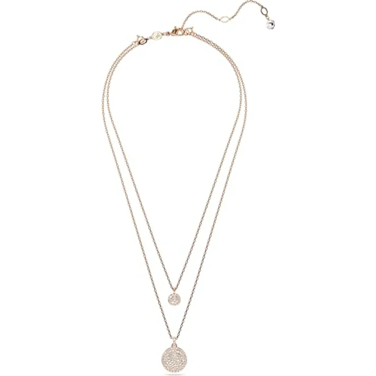 Swarovski Damen-Kette mit Kettenanhänger aus Metall und Kristall, One Size – Bild 2