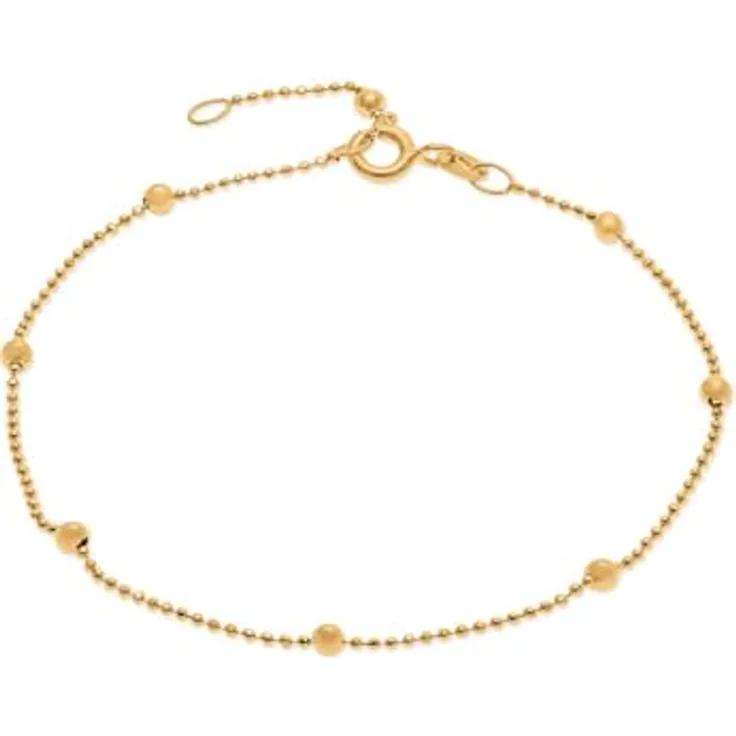 CHRIST Damen-Armband 585er Gelbgold, One Size, zeitloses Design