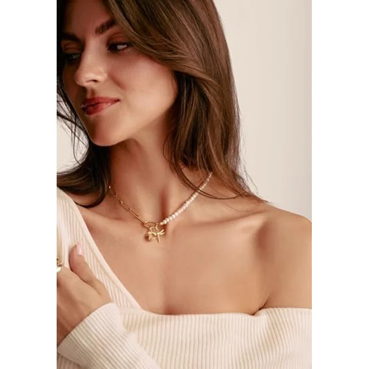 THOMAS SABO Charm-Anhänger Rosenblüte Connect, vergoldet aus 925er Sterlingsilber, filigranes Design für Ketten und Armbänder – Bild 4