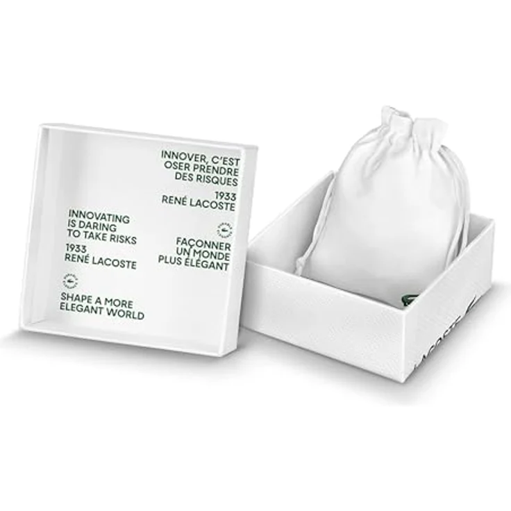 Lacoste Armband STENCIL, Herrenarmband mit Knebelverschluss aus Edelstahl, gelbgoldene IP-Beschichtung, 17 cm Innenumfang – Bild 5