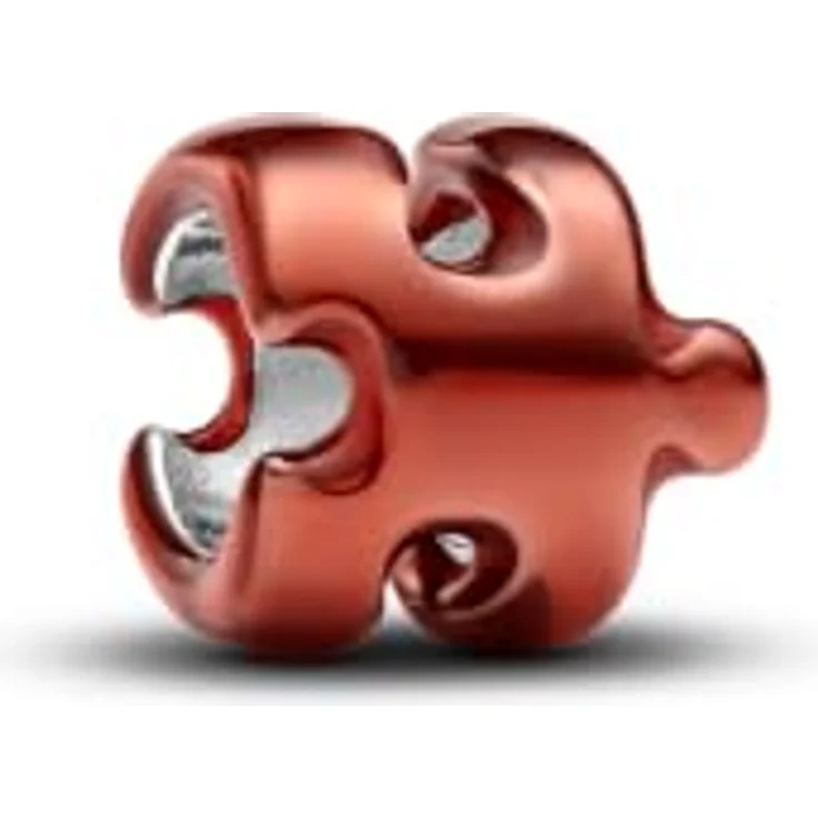 Pandora Bead 794816C01, Mini Orangefarbenes Puzzleteil aus Sterlingsilber 925 – Bild 1