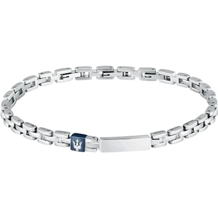 Maserati Herren-Stahlarmband, ICONIC-Kollektion, 21,5 cm, mit praktischem Schmuckverschluss, JM324AVD56 – Bild 1