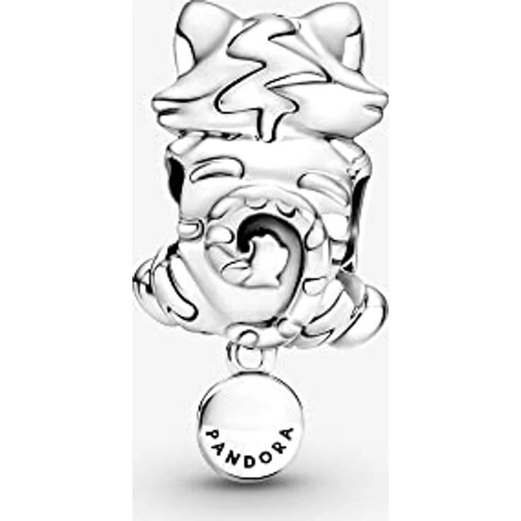 PANDORA Kätzchen & Garnknäuel Charm, Sterling Silber mit „MEOW“ Hänge-Tag, Moments Collection – Bild 3