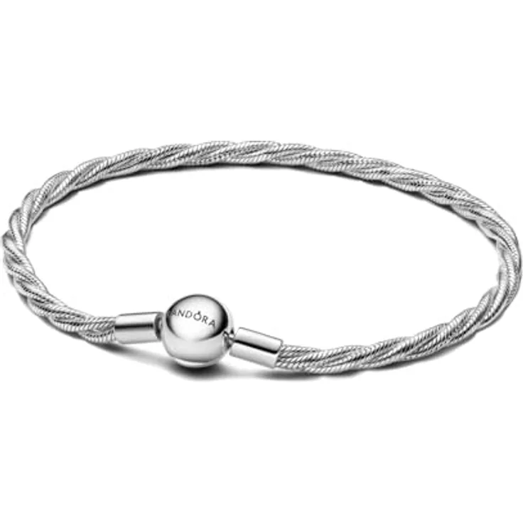 Pandora Armband Moments 593757C00-19, Armschmuck aus Silber mit klassischem Design