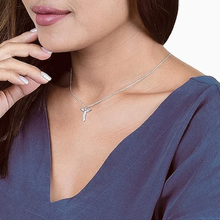Engelsrufer Halskette Damen, Sterling Silber mit Engel Anhänger und Silberperlen, verstellbar in zwei Längen, nickelfrei, Allergiker freundlich – Bild 4