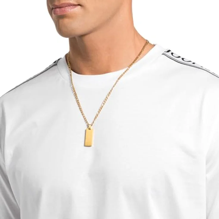 JOOP! Kette mit Anhänger aus Edelstahl, Unisex Halsschmuck für Damen und Herren, 60 cm, Gold, in Geschenkbox, Modell 2035895 – Bild 5