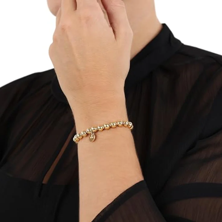 Joop! Armband Edelstahl für Damen, Armschmuck mit synthetischen Zirkonia, Bicolor, Länge 19+3 cm, in Schmuck Geschenk Box, 2039846 – Bild 2