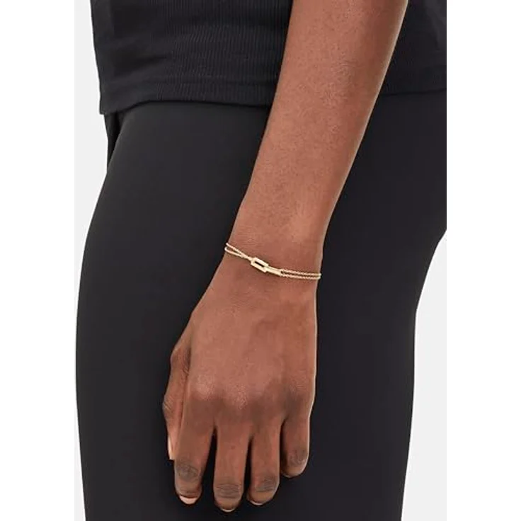 LIEBESKIND Armband LJ-1369-B-20, Edelstahl 20 cm in gold mit Karabinerverschluss und zeitlosem Design – Bild 2