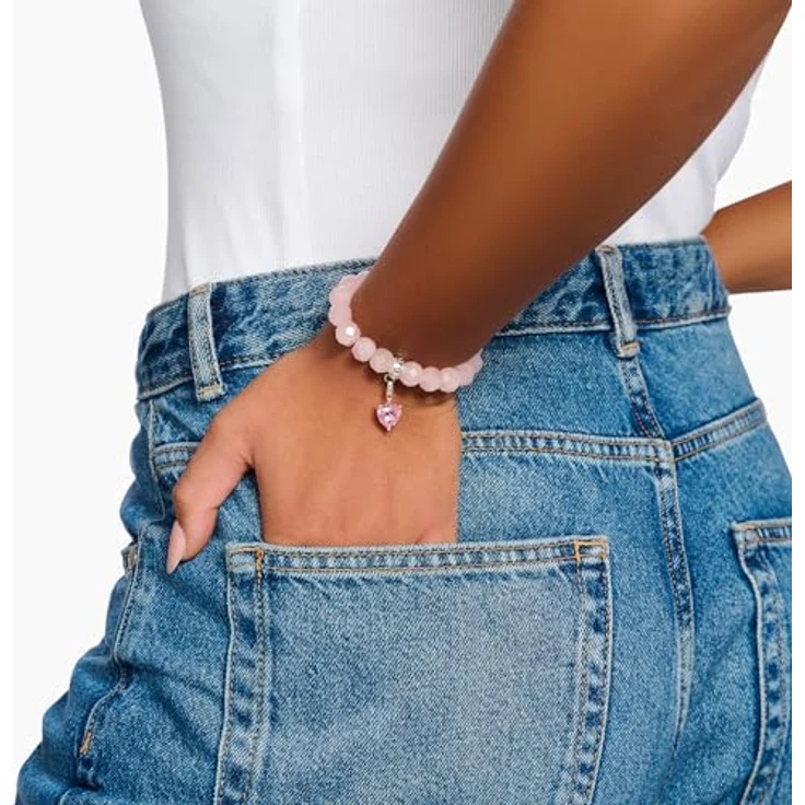 THOMAS SABO Charm-Anhänger aus recyceltem 925er Sterlingsilber mit Karabinerhaken für Charm Armbänder und Ketten – Bild 2