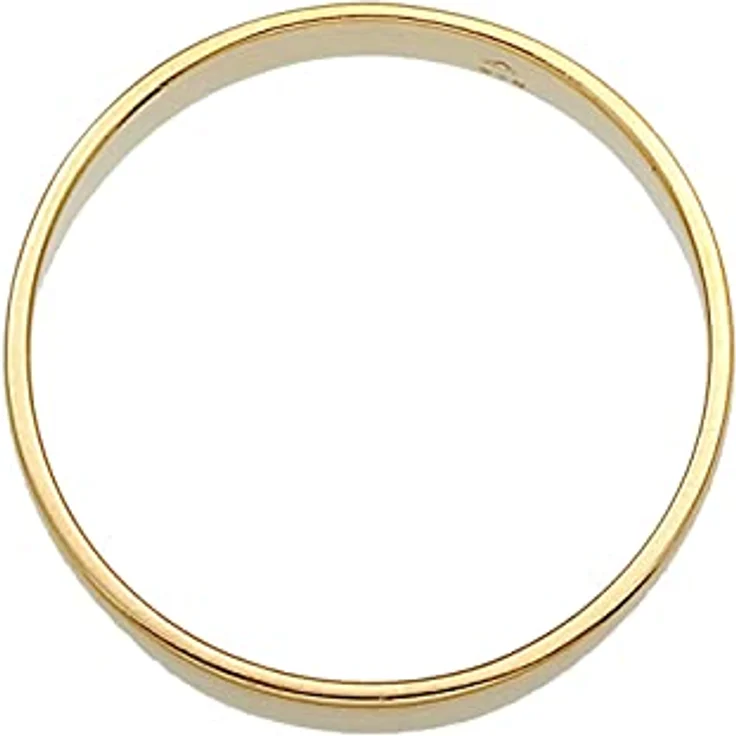 Kuzzoi Herrenring Bandring aus 925 Sterling Silber vergoldet, poliert, 4.5 mm, Ringgröße 60-66 – Bild 3
