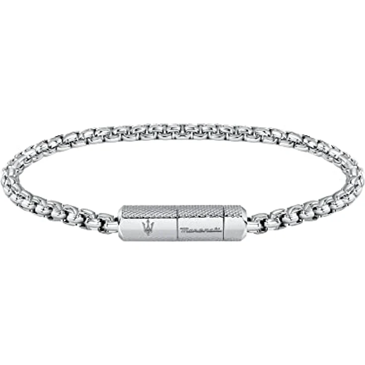 Maserati Iconic Herren Armband aus Edelstahl, 215mm mit Magnetverschluss – Bild 1