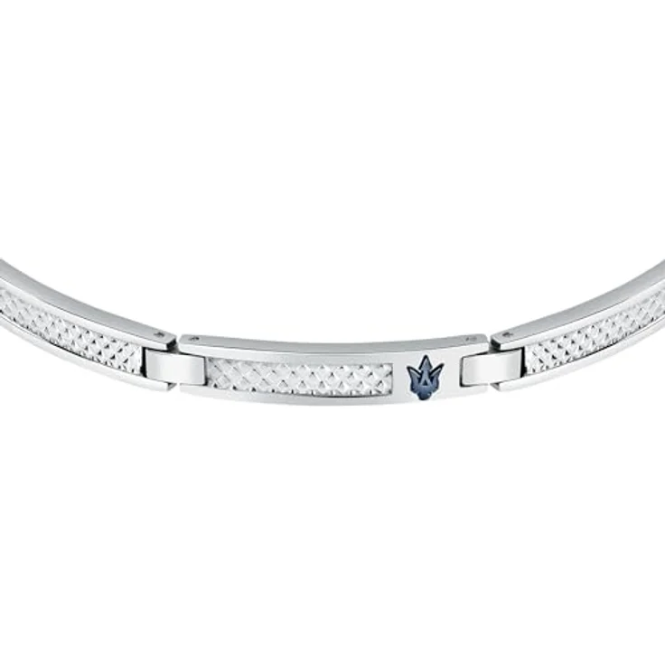 Maserati Herrenarmband JM423AVD21, aus Stahl mit blauem IP-Finish, 18,5+3 cm, Iconic Collection – Bild 2