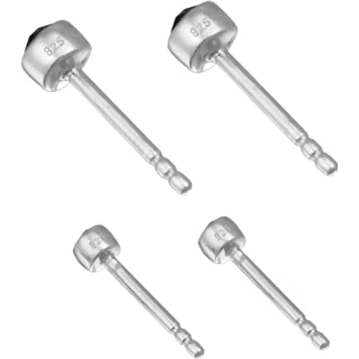 Elli Ohrringe Damen Ohrstecker 2er Set Basic mit Glaskristall, 925 Sterling Silber – Bild 4