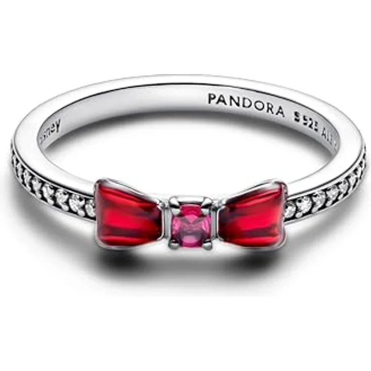 PANDORA Damen-Silberring Disney Schneewittchen mit Zirkonia und Kristall, Ringgröße 50/15,9 – Bild 2