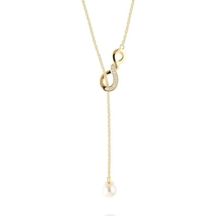JETTE Damen-Kette 925er Silber mit recyceltem Perlmutt und Gelbgold, One Size, 32029970 – Bild 1
