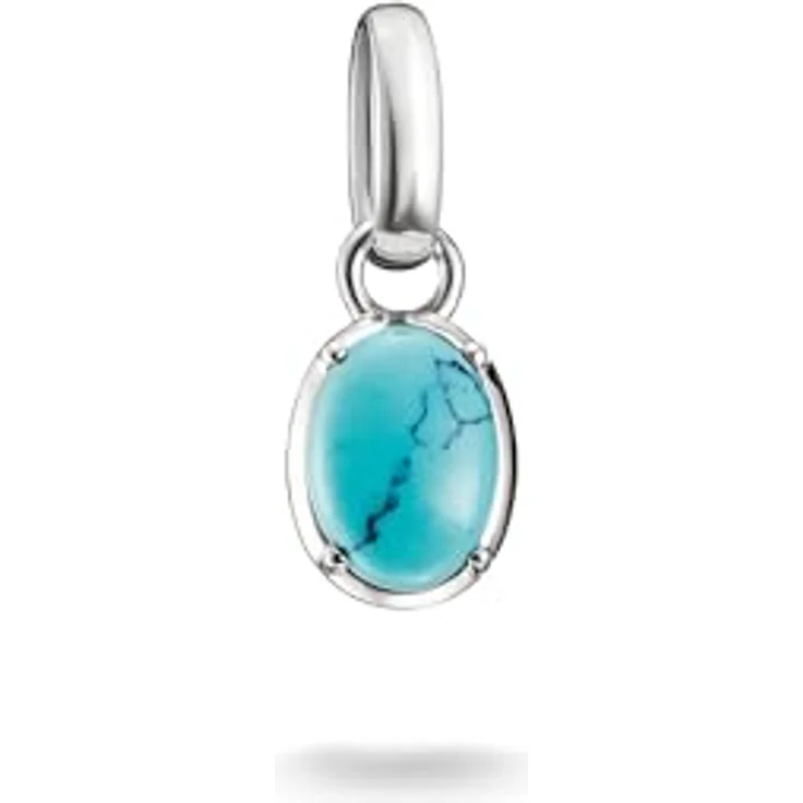 THOMAS SABO Charm-Anhänger 925er Sterlingsilber, eleganter Charm Club Anhänger mit Öse für Bettelarmbänder und Damenketten – Bild 1