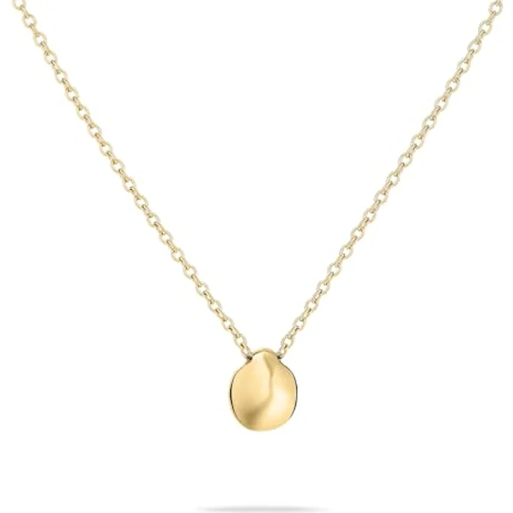 Tamaris Halsketten-Set TS-0040-NN, Edelstahl IP Gold, 50 cm mit organischem Anhänger – Bild 5