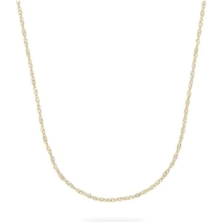 FAVS Damen-Kette 375er Gelbgold 42 cm, zeitloser Schmuck aus Gold, Modell 89007682